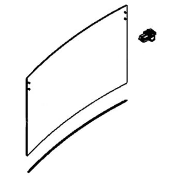 Aftermarket AT354597 Rear Window Kit Fits John Deere 310G 310SG 315SG 410G 710G 710J 310J CAH40-0192 - main